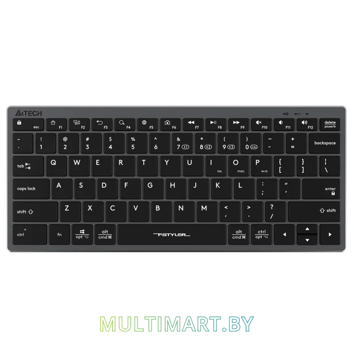 Клавиатура A4Tech Fstyler FBX51C (серый/черный)